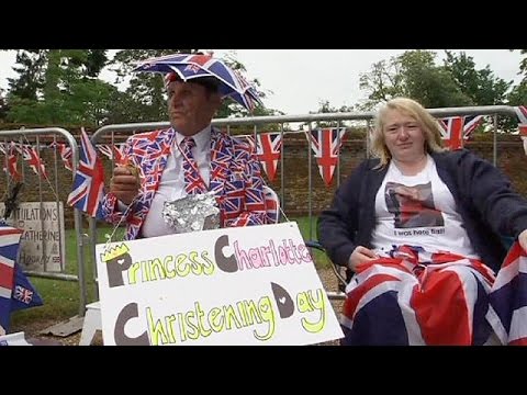 UK: Crowds gather for christening of Princess Charlotte