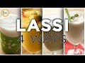 Lassi 4 ways Recipes by Food Fusion