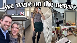 VLOG | our *Local News* segment, laundry + chat, trying Pure Barre, book update