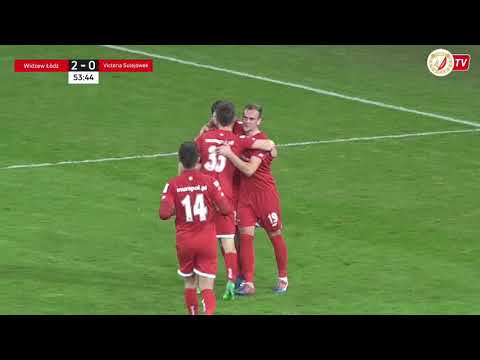 Widzew Łódź - Victoria Sulejówek 2:0 - Bramka Marka Zuziaka