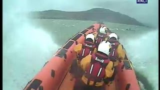 preview picture of video 'Windsurfer rescued by Kilkeel lifeboat'