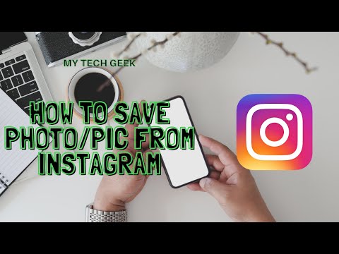 How to save a picture from Instagram