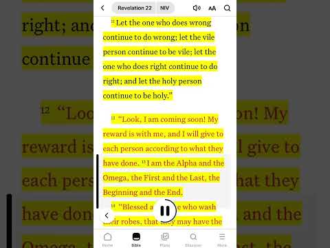 Revelation 22:11-14 #TheSecondComing