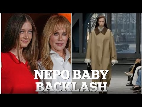 Nicole Kidman's daughter mocked over runway walk