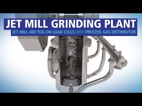 Jet Mill grinding plant with TDG 400
