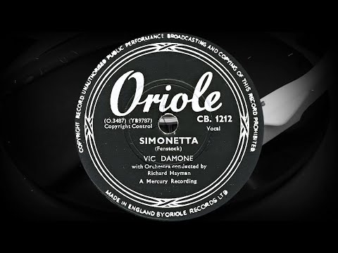 SIMONETTA - VIC DAMONE With Orchestra conducted by Richard Hayman (1953)