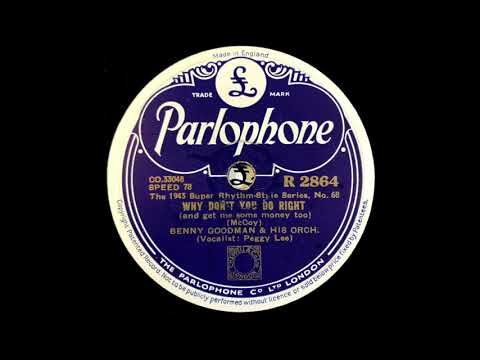 BENNY GOODMAN TRIO - SIX FLATS UNFURNISHED, WHY DON'T YOU DO RIGHT