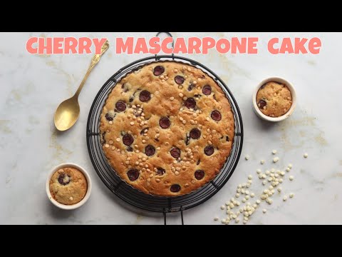 BEST EVER Cherry Mascarpone Tea Cake Recipe By Parth Bajaj 😍 #cake