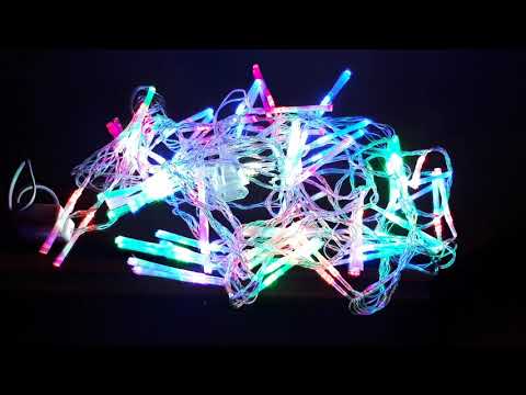 Гирлянда LED голка разноцветная 5м