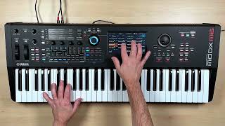 Video thumbnail for Yamaha MODX M6 Demo (no talking) by Bonedo Synthesizers