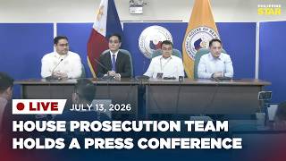 LIVESTREAM: House prosecution team holds a press conference (July 13, 2026)