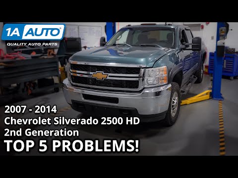 Top 5 Problems Chevrolet Silverado 2500 Truck 2007-2014 2nd Generation