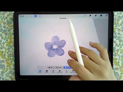 iPad畫畫課：用Procreate畫出水彩質感小物