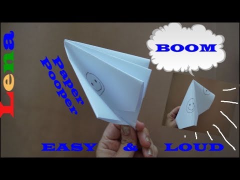 Knalltüte falten 💥 Basteln mit Papier 💥 How to make a paper popper 💥 как сделать хлопушку из бумаги