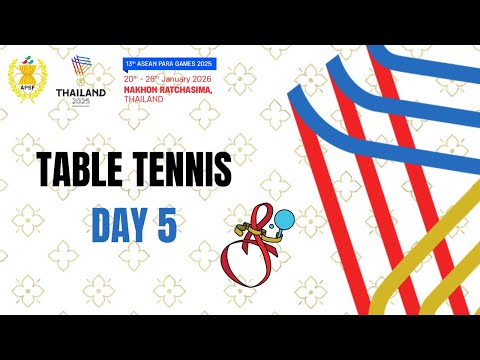 ASEAN Para Games 2025 – PARA TABLE TENNIS DAY 5