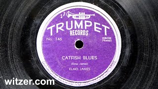 CATFISH BLUES - ELMO JAMES (1951) on Trumpet 78 RPM (Bobo Thomas, Elmore, Dust My Broom flip side)
