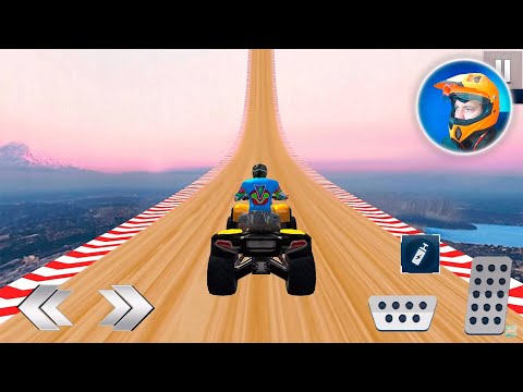 Atv Quad Bike Stunt Racing - #5 Impossible Tracks 3D Gameplay Android