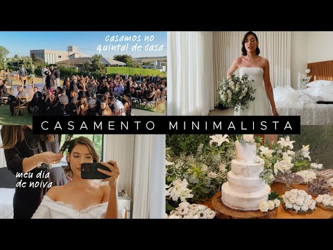NOSSA FESTA DE CASAMENTO EM CASA | DIÁRIO DA NOIVA MINIMALISTA Ep.04