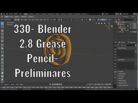 330- Blender 2.8 - GreasePencil