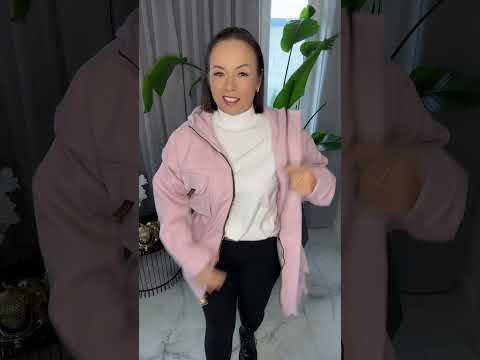 Kurtka róźowa parka Pink Mania piękna – miniatura 2 z 12