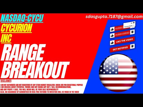 RANGE BREAKOUT : CYCU STOCK ANALYSIS | CYCURION INC STOCK