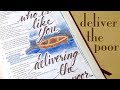 Bible Journaling: God Delivers the Poor (Psalm 35)