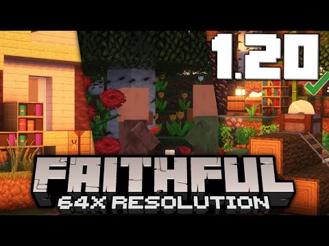 Faithful 64x64 1.20/1.20.1 Texture Pack Download & Install Tutorial