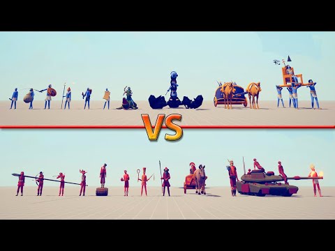 EGYPT TEAM vs LEGACY TEAM - Totally Accurate Battle Simulator