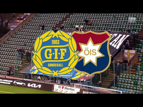 Hyllningar och Tifo inför GIF Sundsvall-Örgryte IS (Superettan 2025)