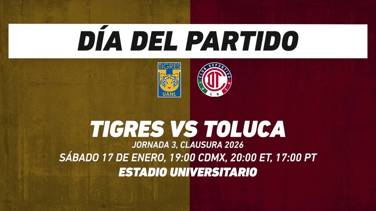 Tigres vs Toluca, frente a frente: Liga MX