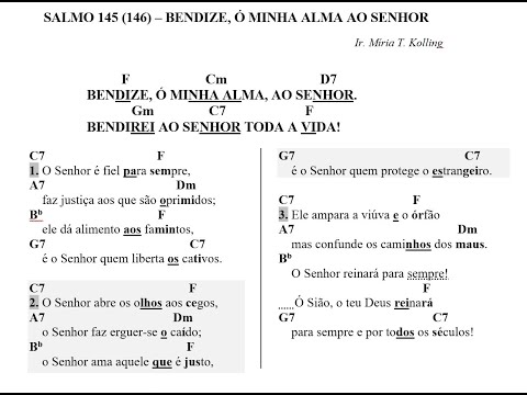 Salmo 145 - Bendize Ó Minh´alma - MM Adoradores