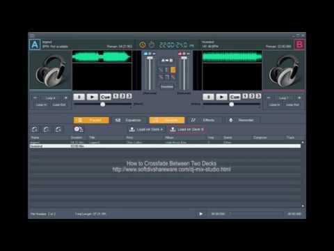 How to Crossfade Between Two Decks - DJ Mix Studio
