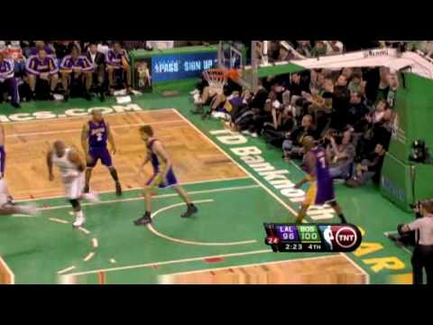 Los Angeles Lakers vs Boston Celtics ( Lakers snap Boston streak ) 02/05/09 [HQ]