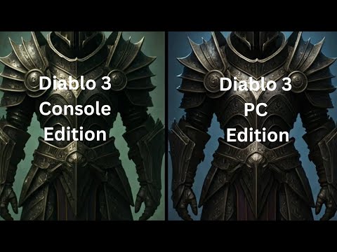 Difference Between Console and PC (Diablo 3 Edition)