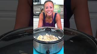 Scrumptious French Onion Crockpot Pierogi