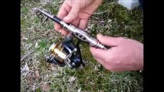 Trying My Banggood Backpackers Rod And Reel Amazing Quality