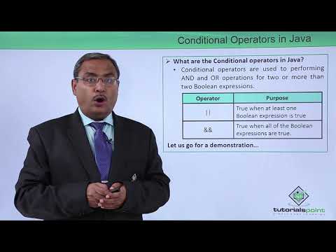 Java Essentials Conditional operators in java