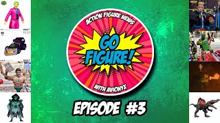 GO FIGURE! Action Figure News Epi. 3 - Goenitz Joker Jokermobile WWE Jurassic World TMNT Mattel MOTU