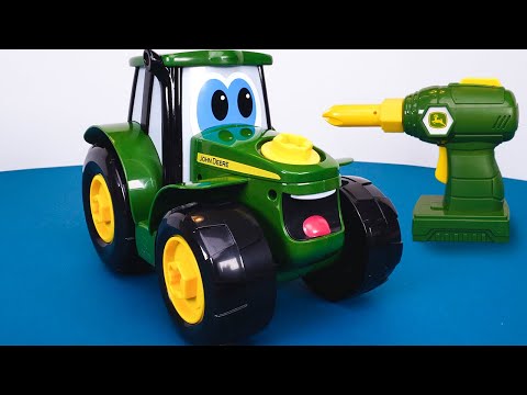 Tractor Building Fun -  Lets Count And Build Together - A Great Toy For Kids