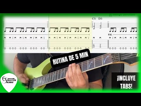 HEAVY METAL: La mejor RUTINA de 5 MINUTOS en GUITARRA
