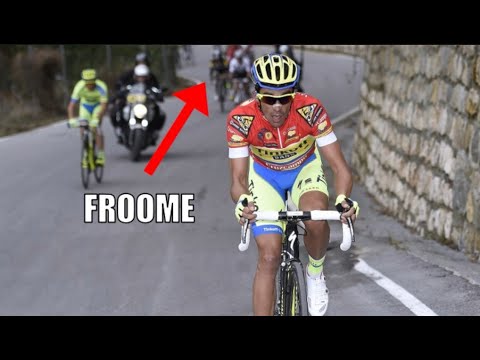 Alberto Contador DROPPING Chris Froome - Vuelta a Andalucia 2015 Stage 3