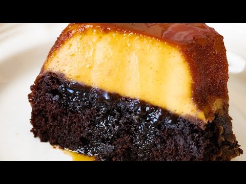 Como hacer chocoflan quesillo alto caramelo desmoldante receta flan postres para vender easy recipe