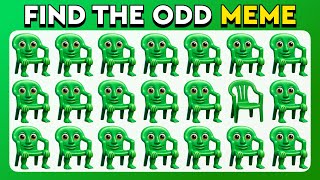 Find the ODD Emoji Out - BRAINROT Emoji Challenge 🤯🔍 | 35 Puzzles