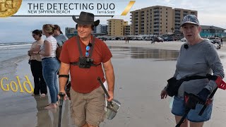 Beach Metal Detecting Shark Half Bite Florida | The Detecting Duo S04 E02