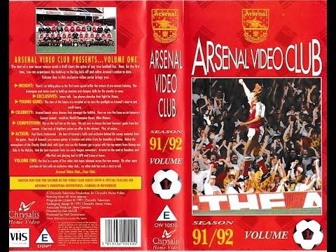 Arsenal Video Club... 1991/92 Season Vol.1