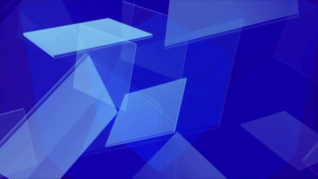 Background: Abstract blue square shape HD