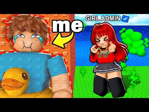 Going INVISIBLE in a GIRLS ADMIN Server in Escape Tsunami!
