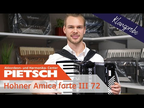 Akkordeon - Hohner Amica forte III 72 - Klangprobe