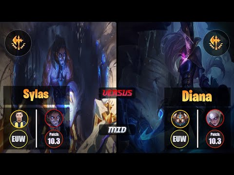 Bolulu SYLAS (Mid) [Conqueror] VS DIANA - Challenger EUW Patch 10.3