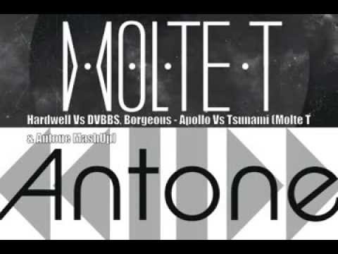 Hardwell Vs DVBBS, Borgeous - Apollo Vs Tsunami (Molte T & Antone MashUp)